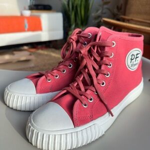 PF Flyers Pink High-Top Sneakers